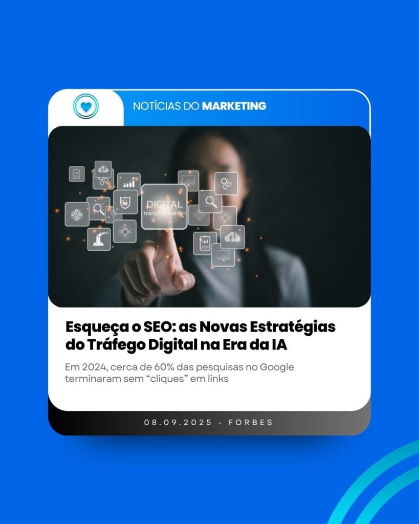 Descubra por que o SEO tradicional perdeu força e como sua empresa pode dominar o tráfego digital com IA, AEO e GEO. Leia no blog da BeCore.